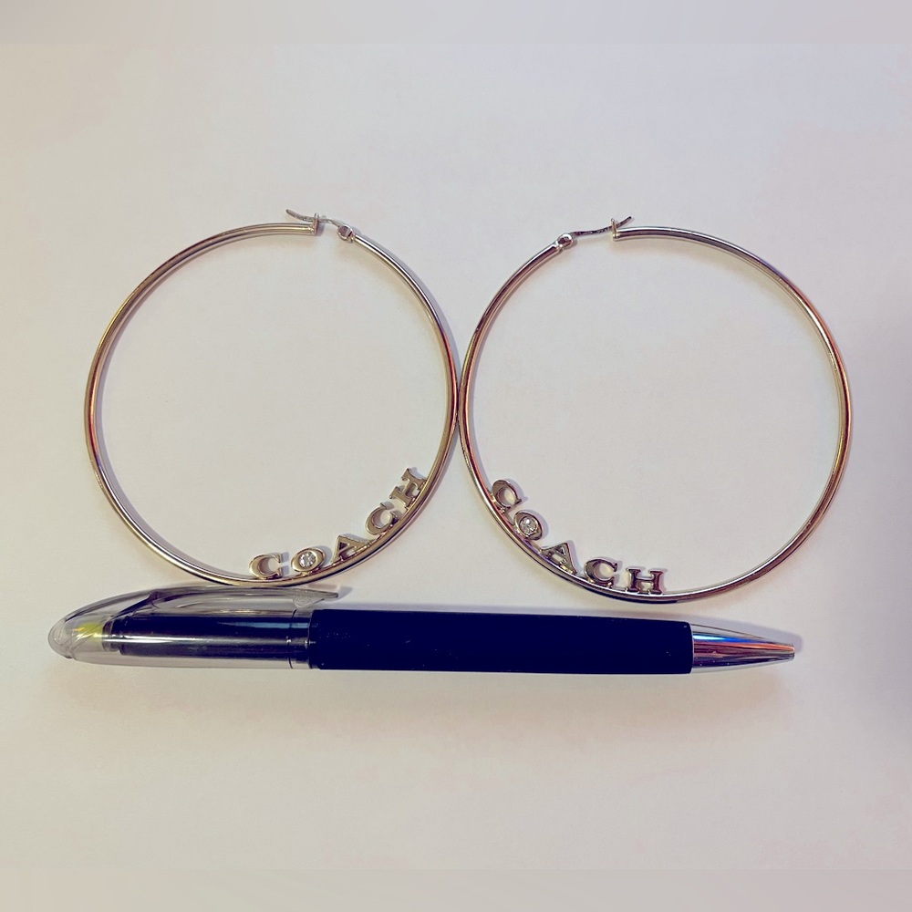 Coach diamond hoops